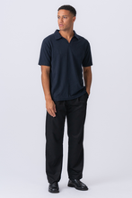 Load image into Gallery viewer, Atlas Textured Polo - Navy