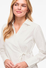 Load image into Gallery viewer, Lumi V-Neck Wrap Top - Snow White