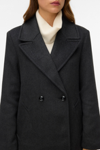 Cargar imagen en el visor de la galería, Garner Long Coat - Black
