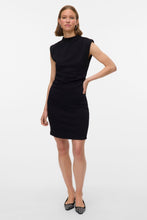 Load image into Gallery viewer, Nelli High Neck Short Dress - Black