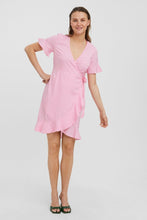 Load image into Gallery viewer, Henna 2/4 Wrap Dress - Prism Pink