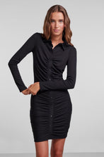 Charger l'image dans la galerie, Robe à manches longues Norma - noir
