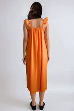 Load image into Gallery viewer, Zora Midi Dress - Sun Orange