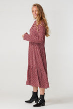 Carregar imagem no visualizador da galeria, Vestido Anna de manga comprida - Tomate seco