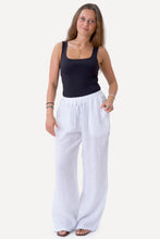Load image into Gallery viewer, Astrid Linen Pants - White
