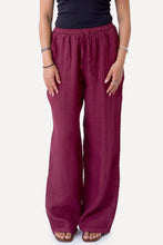 Load image into Gallery viewer, Astrid Linen Pants - Red