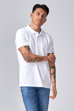 Load image into Gallery viewer, Basic Polo - White