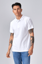 Load image into Gallery viewer, Basic Polo - White