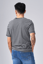 Load image into Gallery viewer, Nørregade Stripe - Mottled Black-Gray