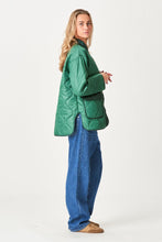 Charger l'image dans la galerie, Quilted Block Jacket - Green
