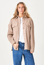Load image into Gallery viewer, Clara Twill Shirt - Khaki