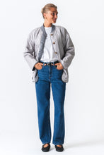 Load image into Gallery viewer, Quilted Block Jacket - Grey