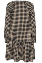 Load image into Gallery viewer, Dana Dress - Black Sand Checkered