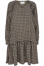Load image into Gallery viewer, Dana Dress - Black Sand Checkered