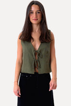 Carica l'immagine nel visualizzatore di Gallery, Linen Vest - Green