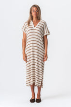 Load image into Gallery viewer, Victoria Dress - White/Beige