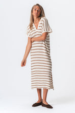 Load image into Gallery viewer, Victoria Dress - White/Beige