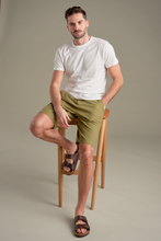 Load image into Gallery viewer, Linen Shorts - Kiwi