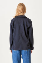 Carica l'immagine nel visualizzatore di Gallery, Twill Shacket - Navy