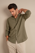 Carica l'immagine nel visualizzatore di Gallery, Linen Shirt - Army