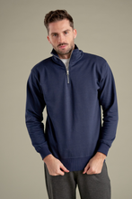 Carica l'immagine nel visualizzatore di Gallery, Sweatshirt Half Zip - Navy