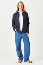 Carica l'immagine nel visualizzatore di Gallery, Twill Shacket - Navy