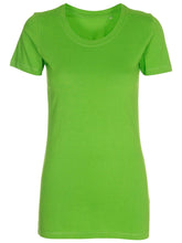 Load image into Gallery viewer, Fitted t-shirt - Lime green