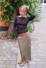 Afbeelding in Gallery-weergave laden, Linen Skirt - Green