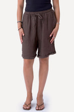 Load image into Gallery viewer, Linen Shorts - Brown