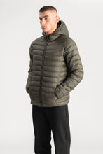Load image into Gallery viewer, Hooded Light Puffer Jacket - Olive