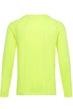 Load image into Gallery viewer, Long-sleeved Training T-shirt - Neon Yellow