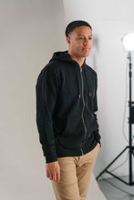 Charger l'image dans la galerie, Zip Hoodie - Black