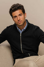 Charger l'image dans la galerie, Pullover Zip Cardigan - Black