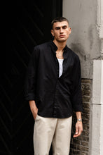 Carica l'immagine nel visualizzatore di Gallery, Linen Shirt - Black