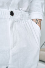 Charger l'image dans la galerie, Linen Pants - White