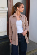Load image into Gallery viewer, Clara Twill Shirt - Khaki
