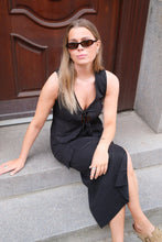Load image into Gallery viewer, Linen Skirt - Black