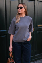 Load image into Gallery viewer, Reynard 2/4 Knit Pullover - Medium Grey Melange