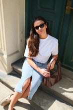 Load image into Gallery viewer, Natalie Midi Skirt - Light Blue Denim