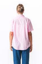 Load image into Gallery viewer, Short Sleeve Linen Shirt - Light Red