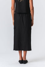 Load image into Gallery viewer, Linen Skirt - Black