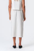 Load image into Gallery viewer, Linen Skirt - White