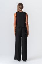 Carica l'immagine nel visualizzatore di Gallery, Linen Pants - Black