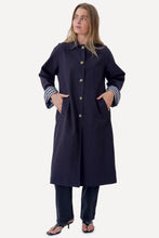 Load image into Gallery viewer, Livia Trenchcoat - Navy