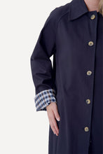Load image into Gallery viewer, Livia Trenchcoat - Navy