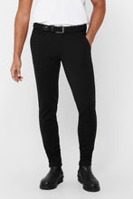 Cargar imagen en el visor de la galería, Marcos Pantalones - Negro (pantalones elásticos)
