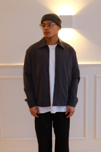 Cargar imagen en el visor de la galería, Milan Zipper Jacket - Indigo