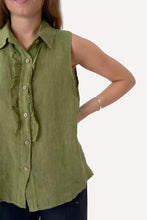 Carica l'immagine nel visualizzatore di Gallery, Mio Linen Top - Olive