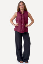 Load image into Gallery viewer, Mio Linen Top - Red