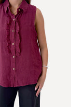 Load image into Gallery viewer, Mio Linen Top - Red